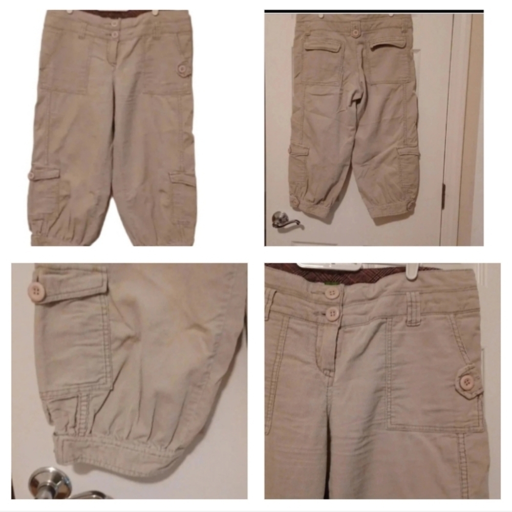 TWA velvet Bermudas shorts Women's Size 8 - Picture 2 of 13